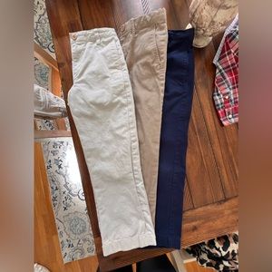 Boys khakis (3 pairs!)